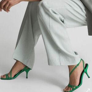 REISS Bali Mid Heel Strappy Sandals